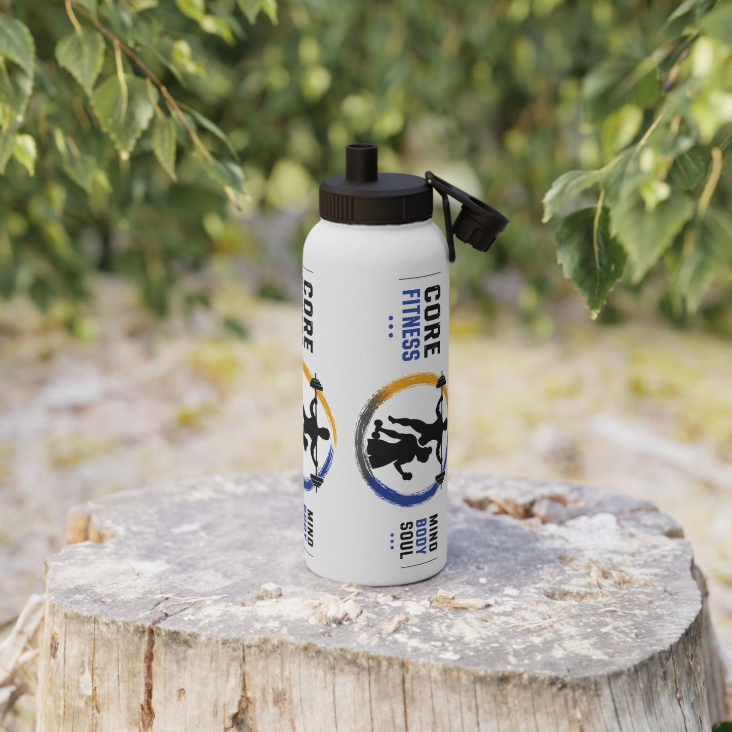 Core Fitness | Water Bottle with Handle & Sports Lid