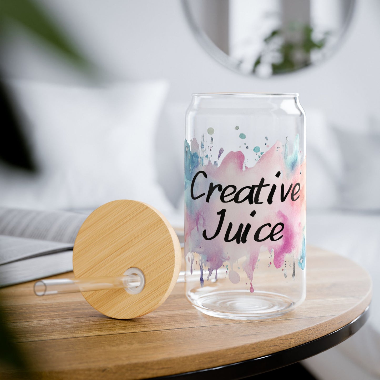 "Creative Juice" Sipper Glass (16 oz)