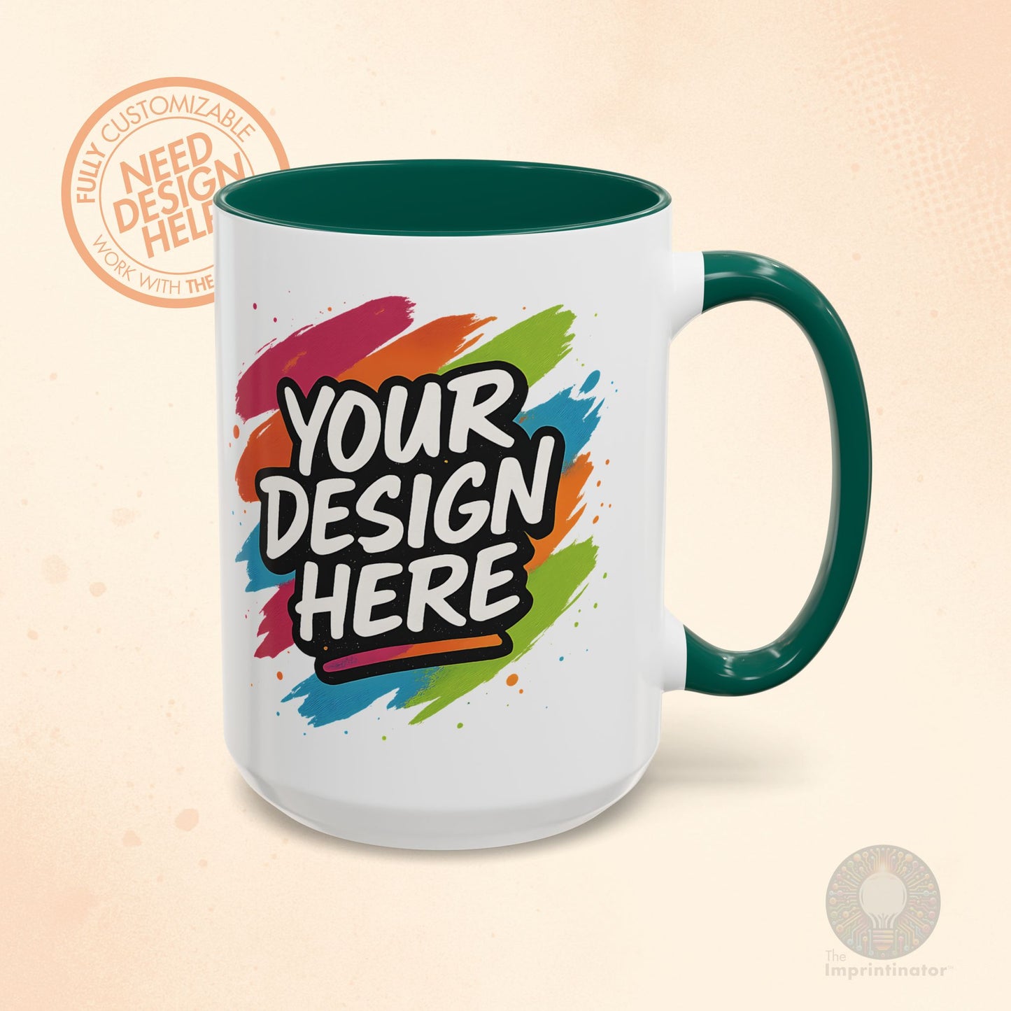 Custom Colorful Ceramic Mug – 11oz & 15oz