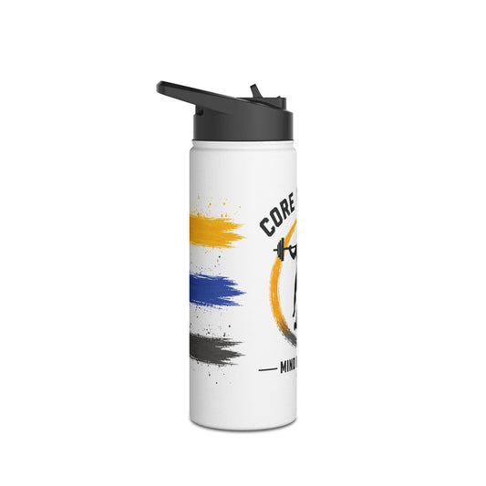 Core Fitness | Water Bottle with Handle & Flip-Up Lid