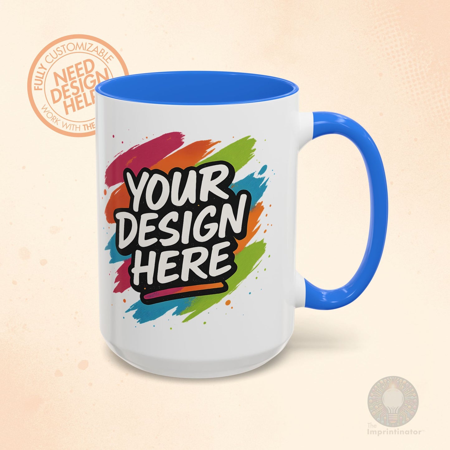 Custom Colorful Ceramic Mug – 11oz & 15oz