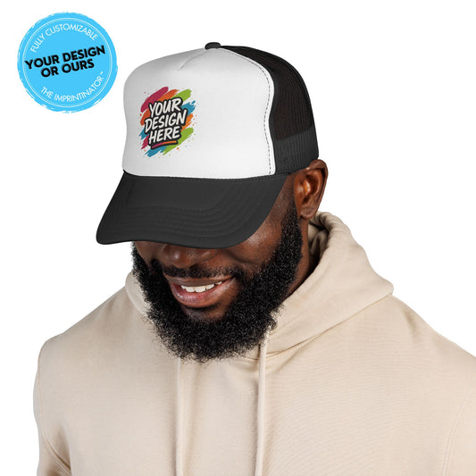 Custom Trucker Hat — back view