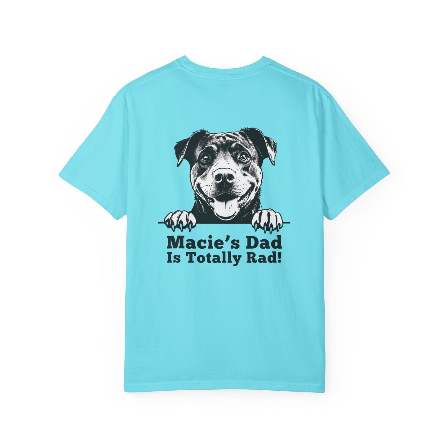 "Dog Dad Is Totally Rad!” Dog Dad Cotton Tee