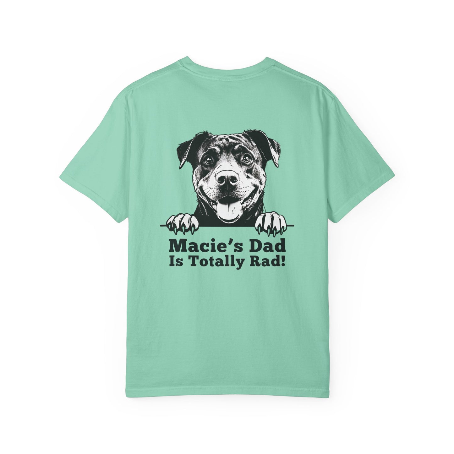 "Dog Dad Is Totally Rad!” Dog Dad Cotton Tee