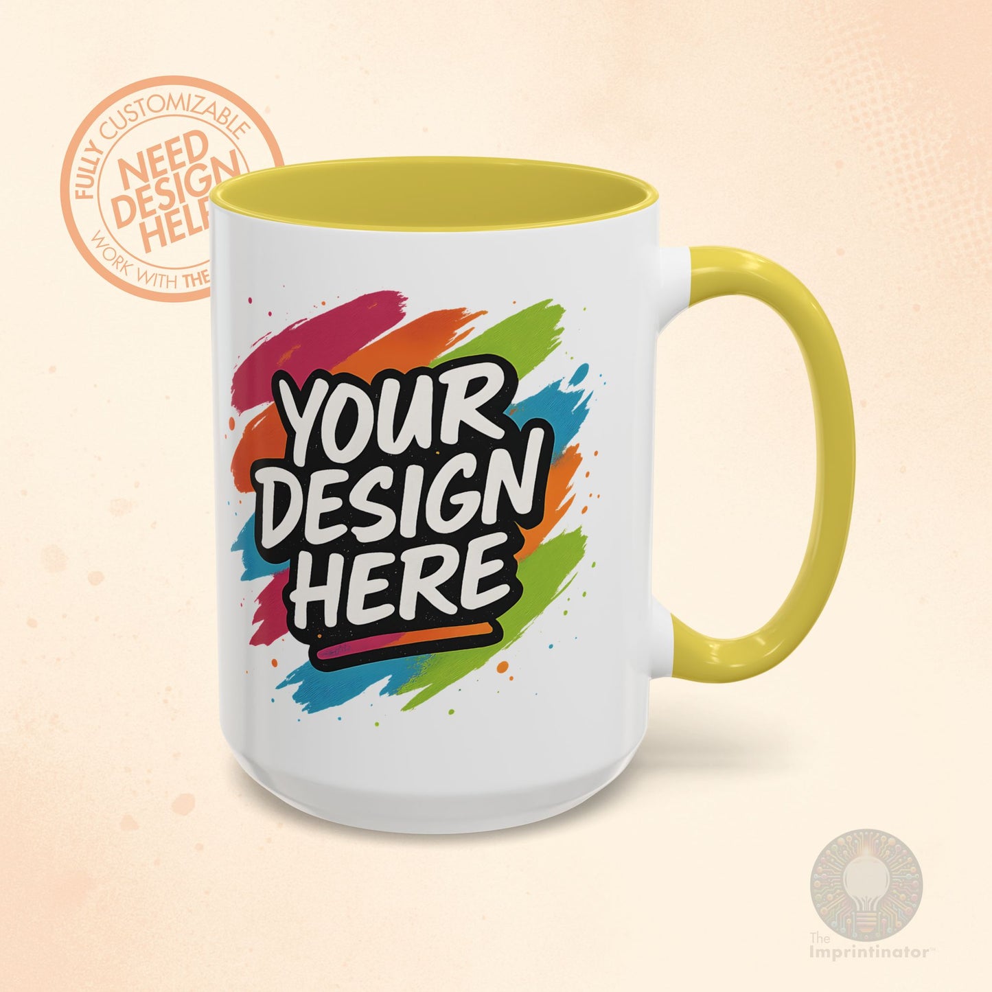 Custom Colorful Ceramic Mug – 11oz & 15oz