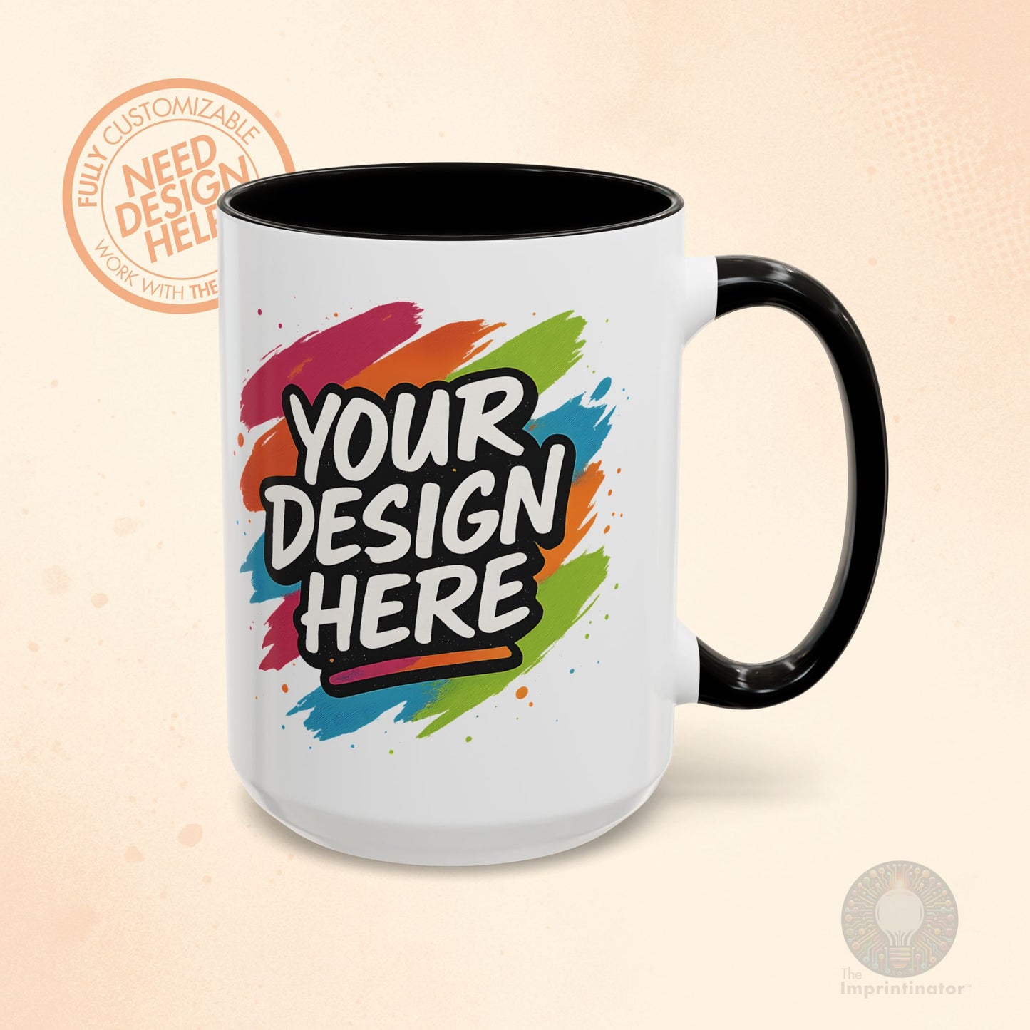 Custom Colorful Ceramic Mug – 11oz & 15oz