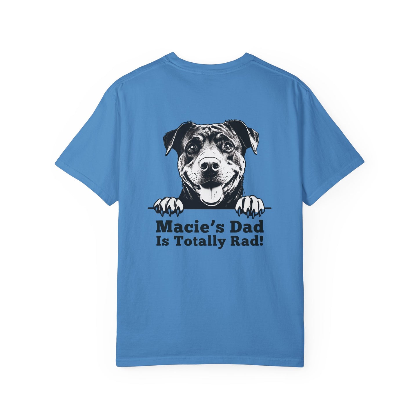 "Dog Dad Is Totally Rad!” Dog Dad Cotton Tee