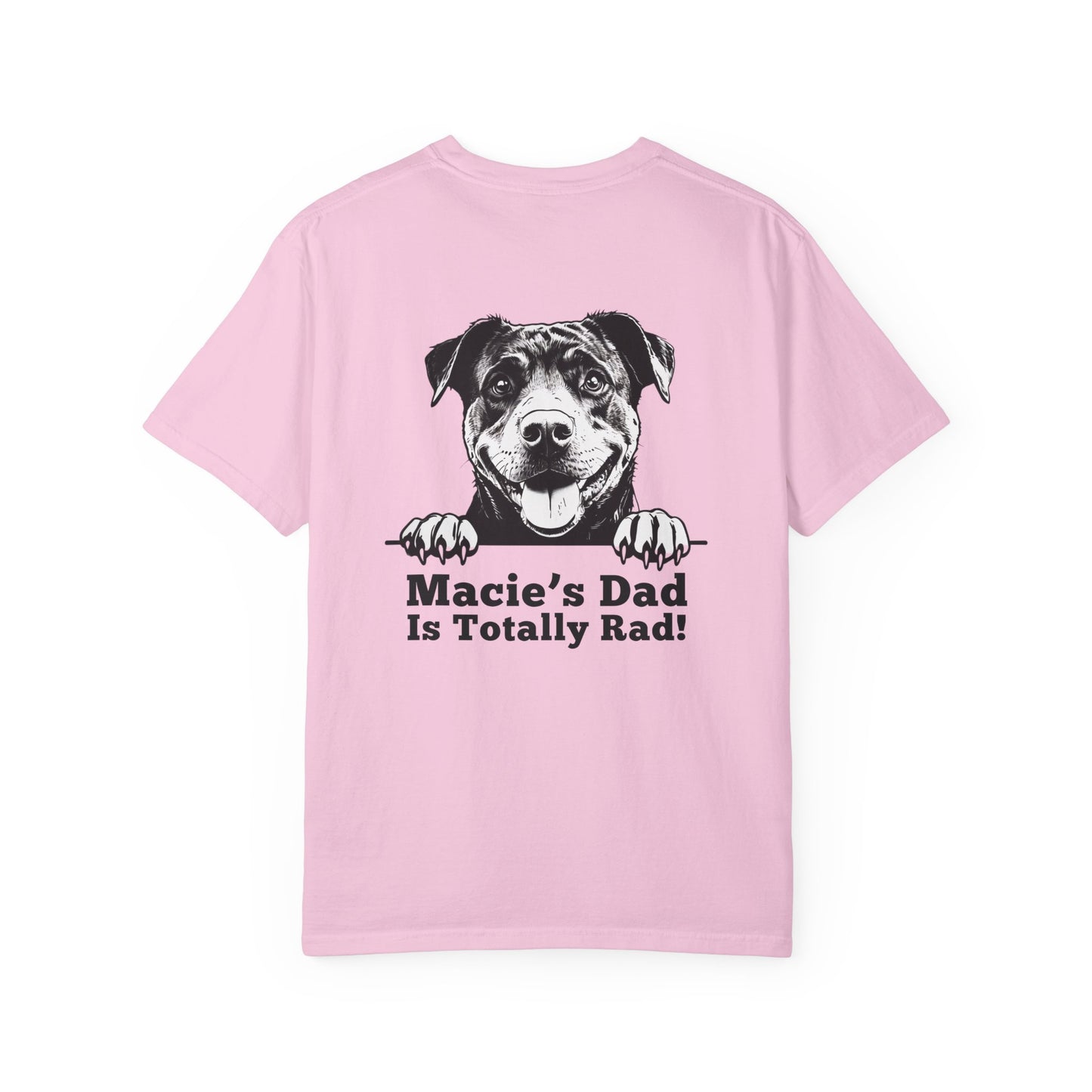 "Dog Dad Is Totally Rad!” Dog Dad Cotton Tee