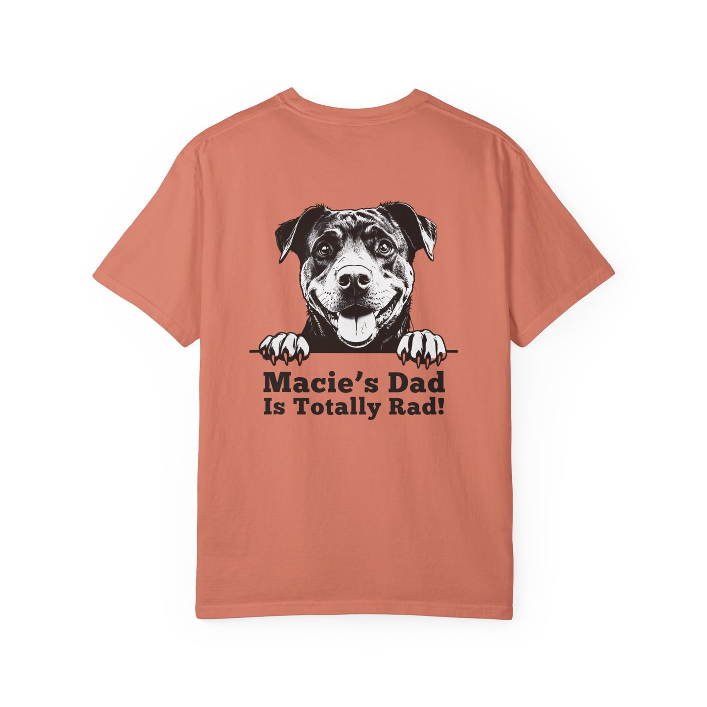 "Dog Dad Is Totally Rad!” Dog Dad Cotton Tee