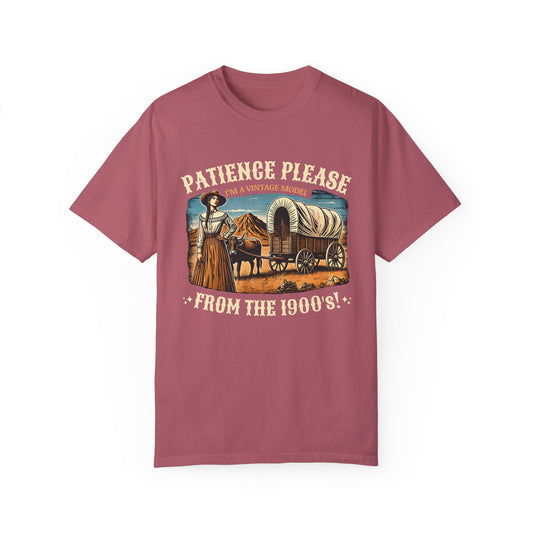 'Patience Please, I'm A Vintage Model From the 1900s' Cotton Tee