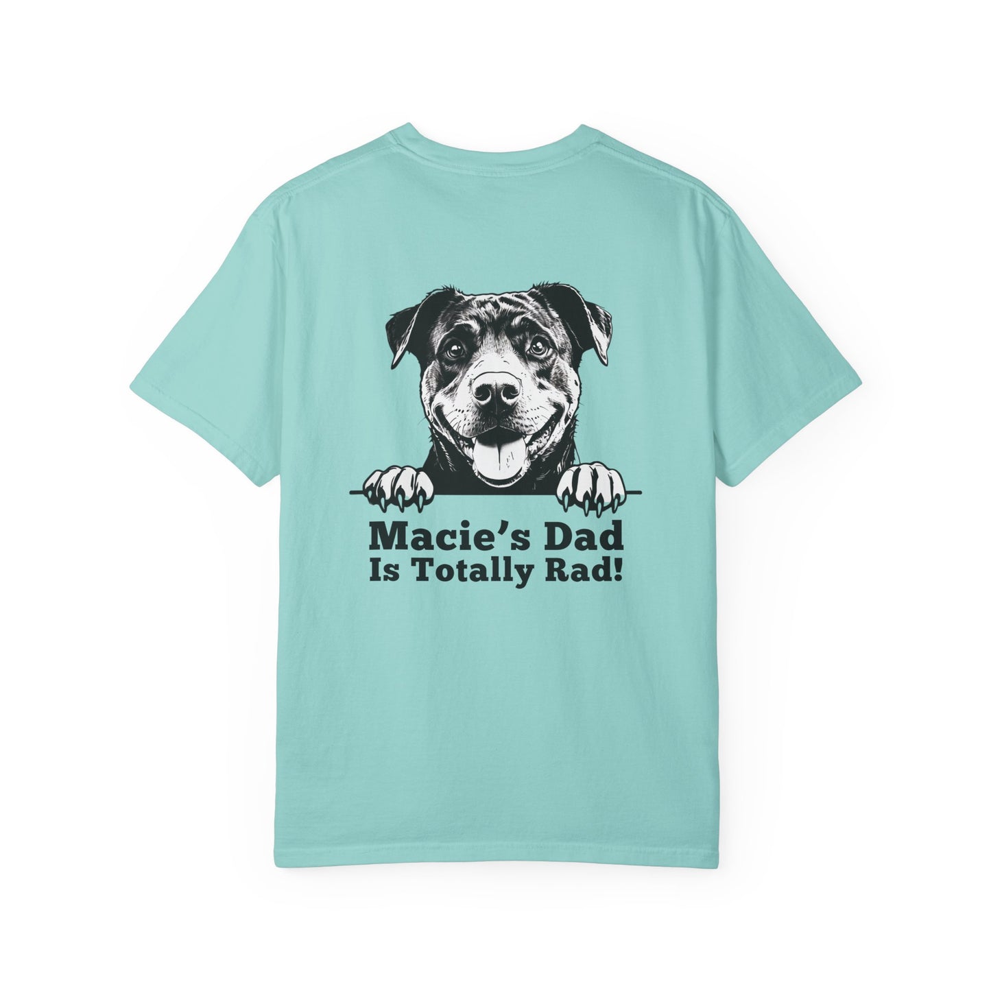 "Dog Dad Is Totally Rad!” Dog Dad Cotton Tee