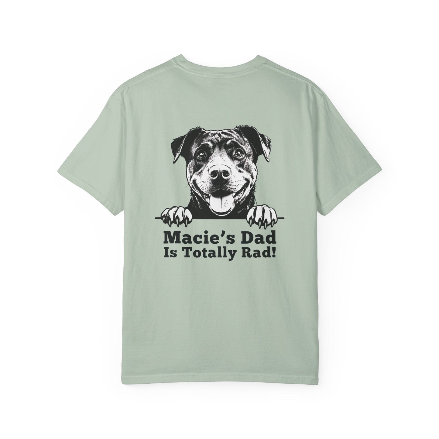 "Dog Dad Is Totally Rad!” Dog Dad Cotton Tee