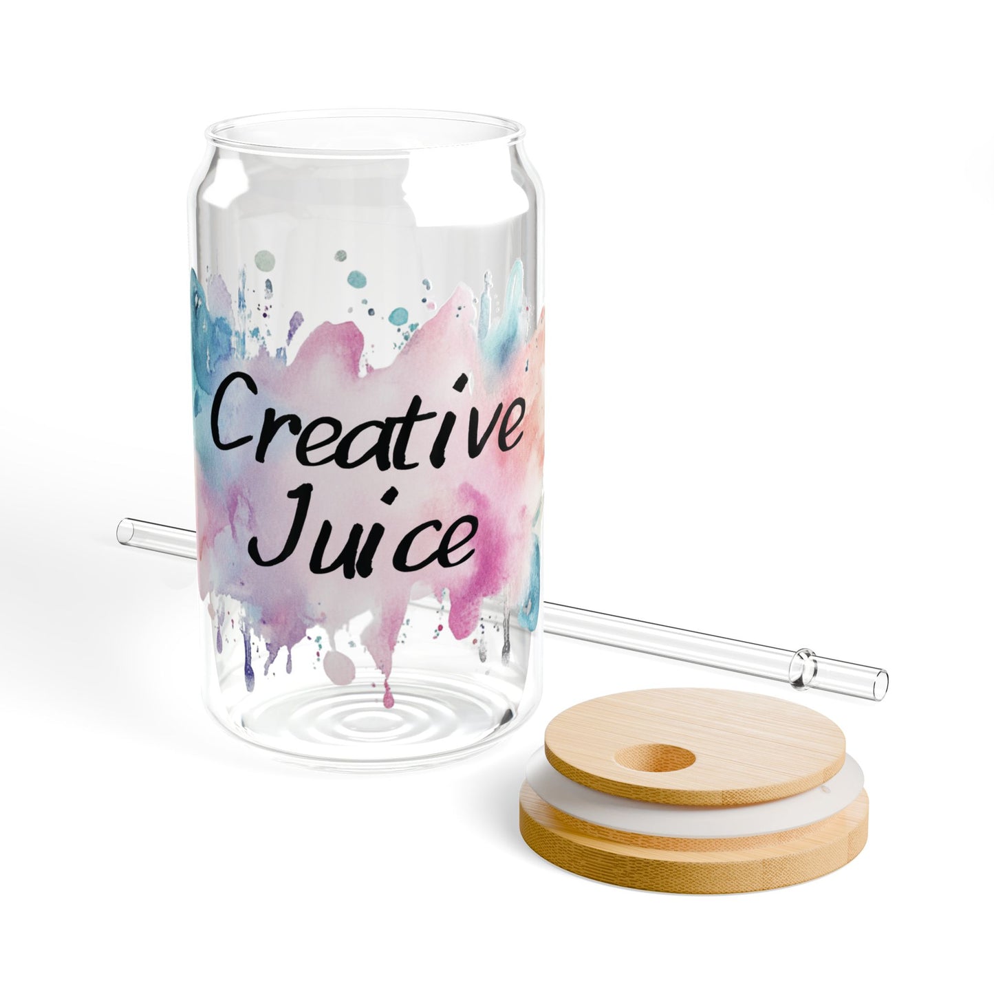 "Creative Juice" Sipper Glass (16 oz)
