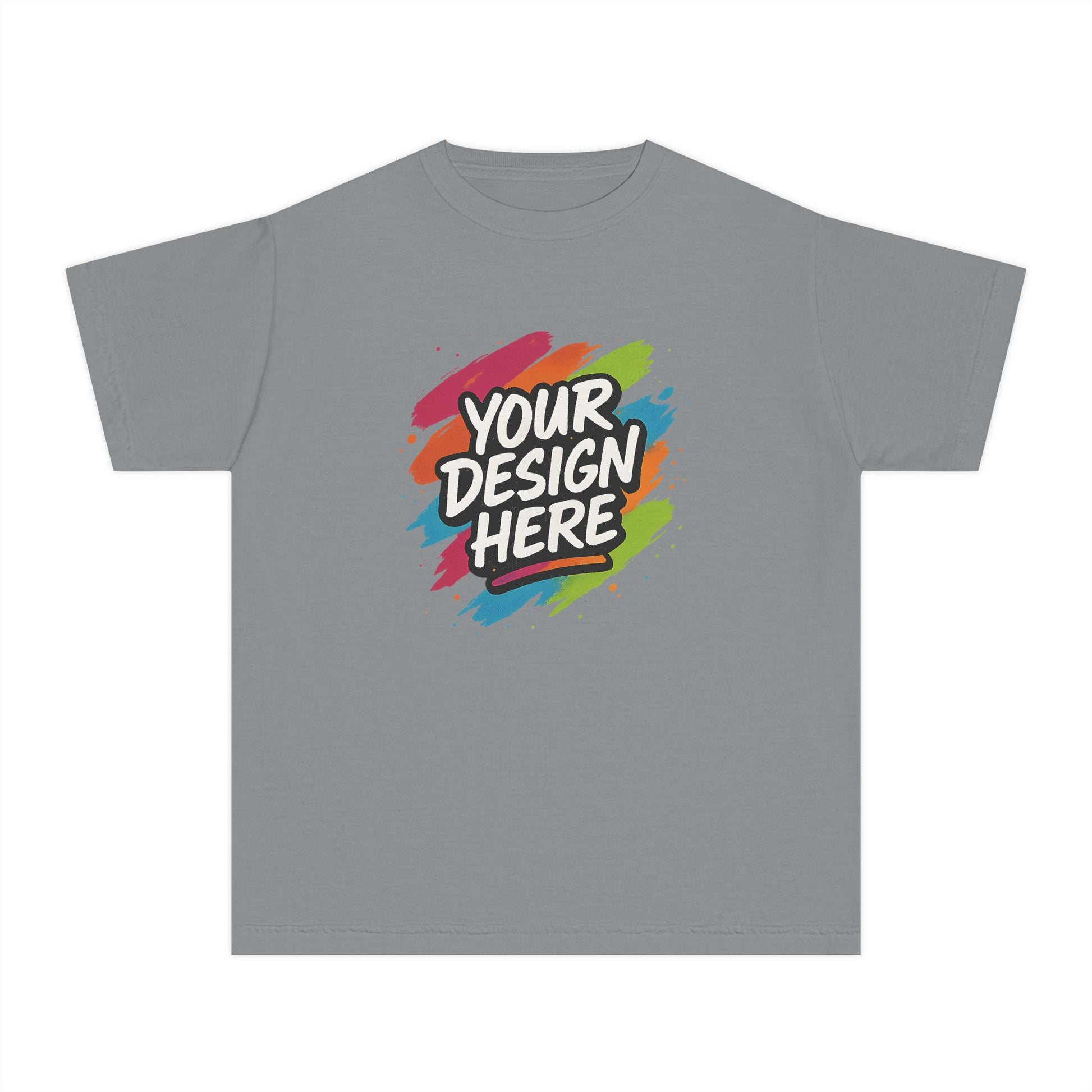 Custom Comfort Colors® Youth Cotton Tee — view 16