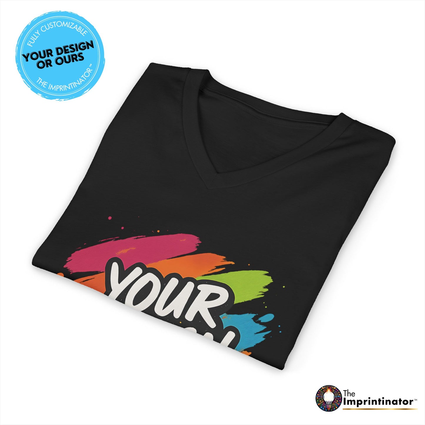 Custom V-Neck Tee