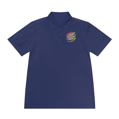 Custom Men's Polo — detail view