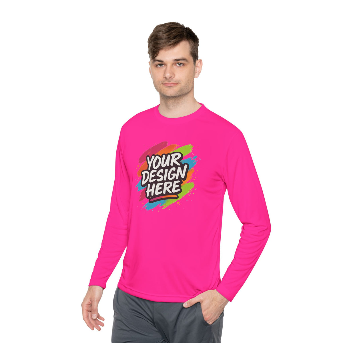 Custom Moisture-Wicking Long Sleeve Tee — view 61