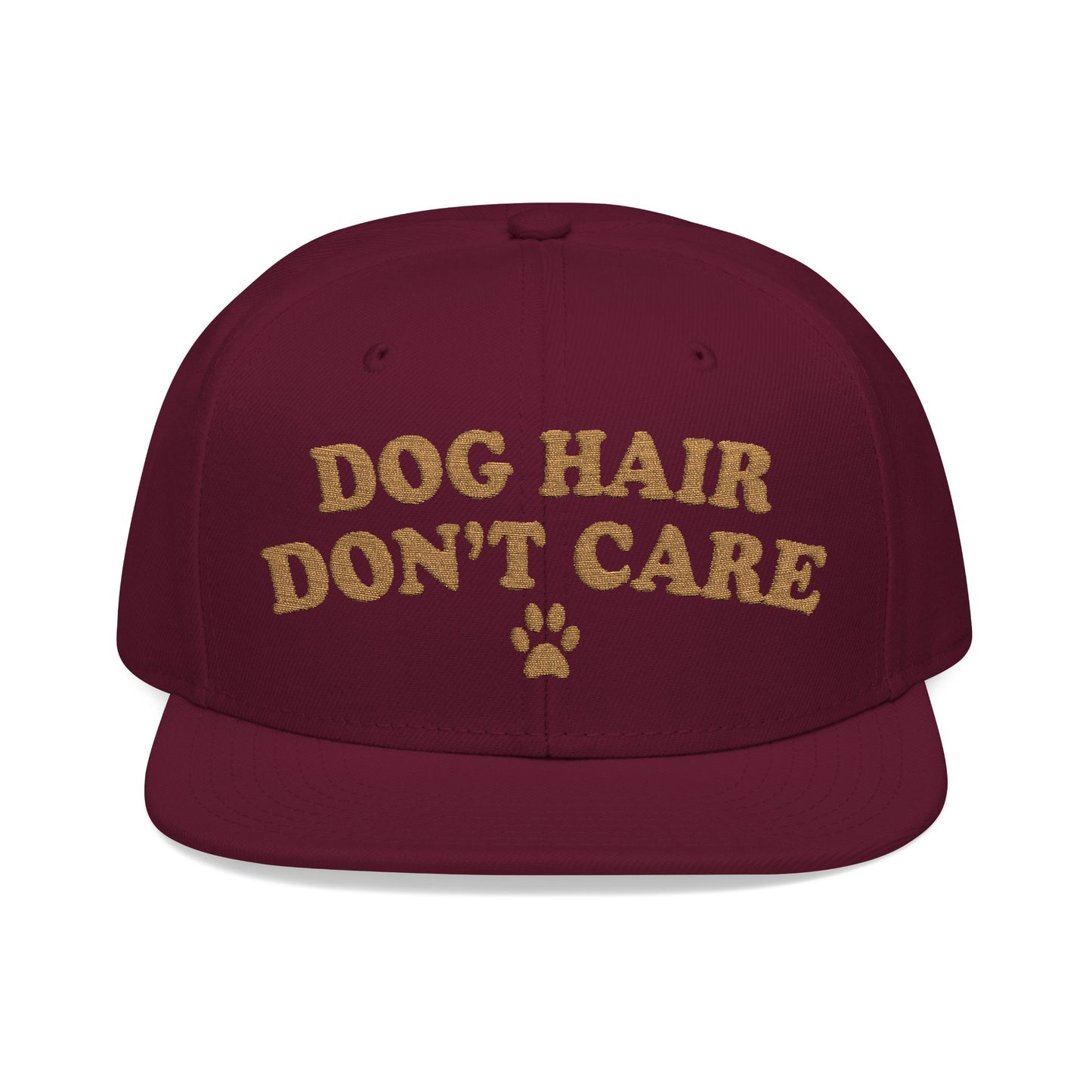 'Dog Hair Don’t Care' Snapback Hat — view 5