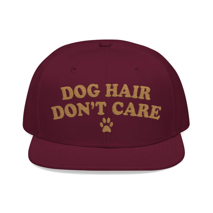'Dog Hair Don’t Care' Snapback Hat — view 5