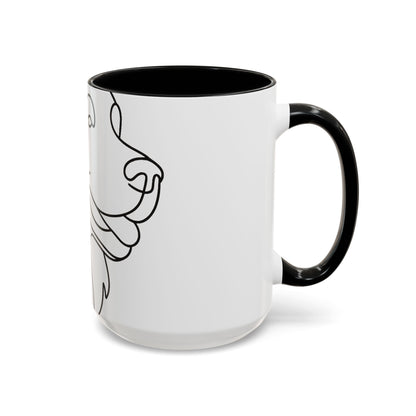 One-Line Pet Portrait – DYO Accent Mug — view 20