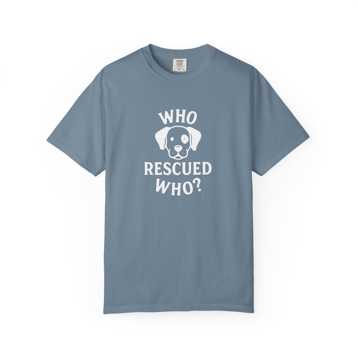 'Who Rescued Who?' Cotton T-Shirt
