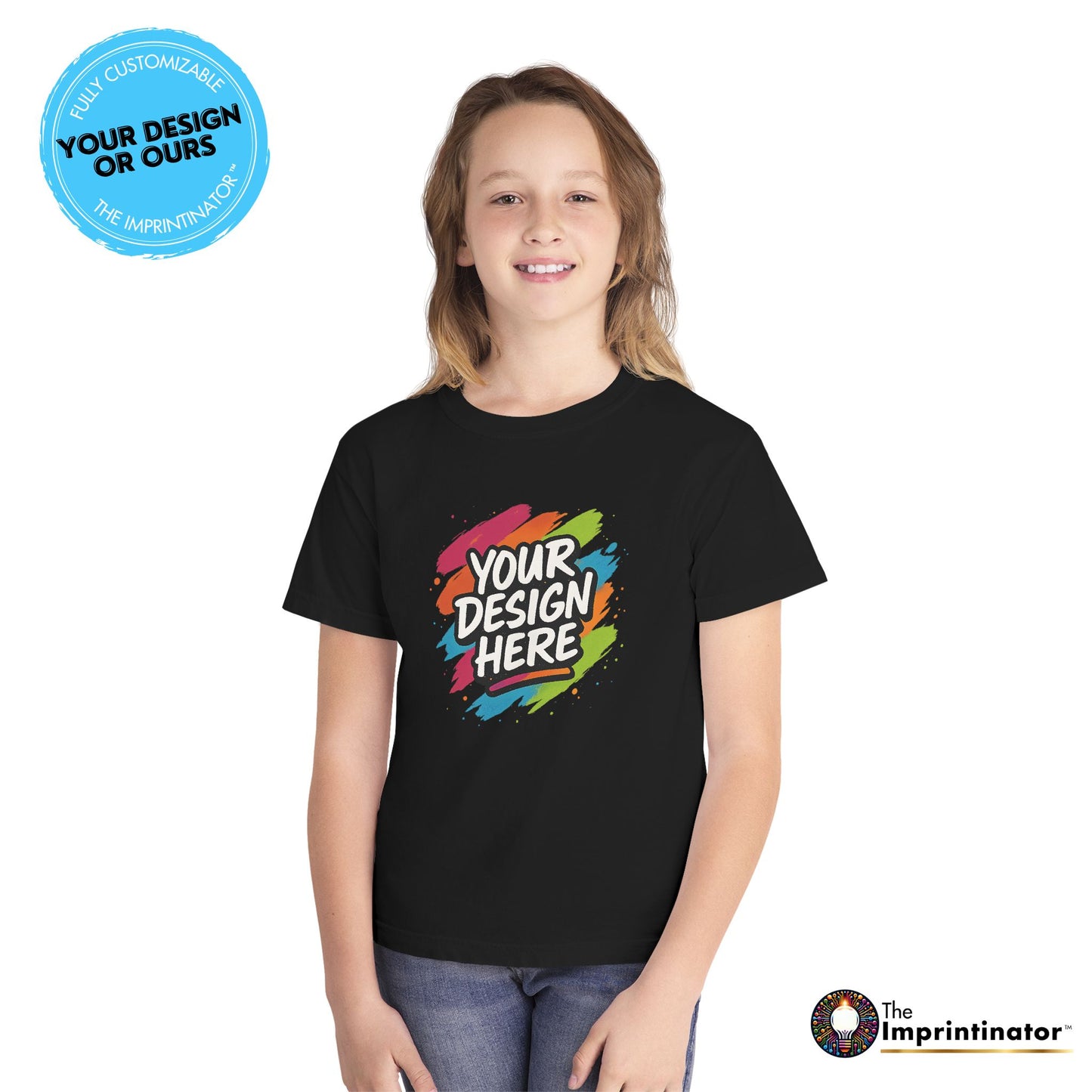 Custom Comfort Colors® Youth Cotton Tee — view 21
