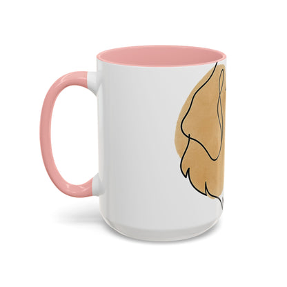 One-Line Pet Portrait – DYO Accent Mug — view 24