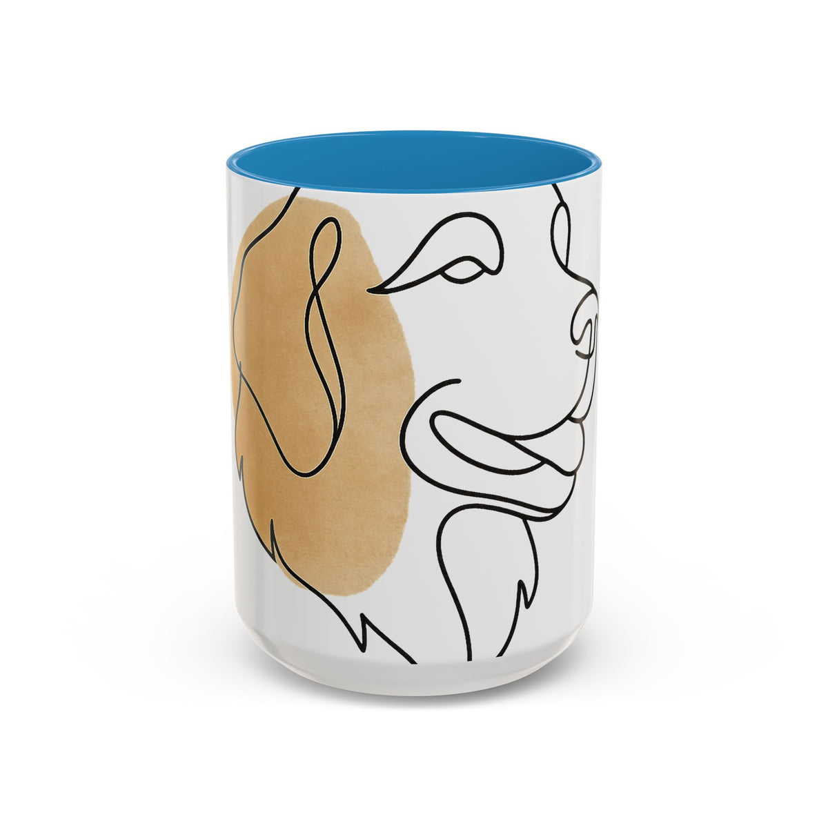 One-Line Pet Portrait – DYO Accent Mug — view 10