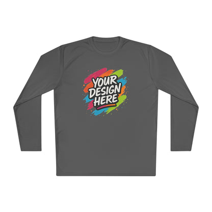 Custom Moisture-Wicking Long Sleeve Tee — view 4
