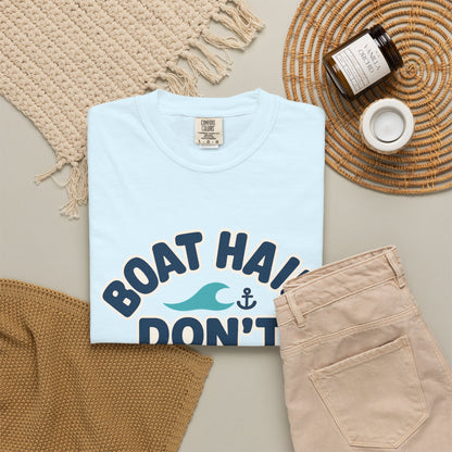'Boat Hair Don't Care' Cotton T-Shirt — view 19