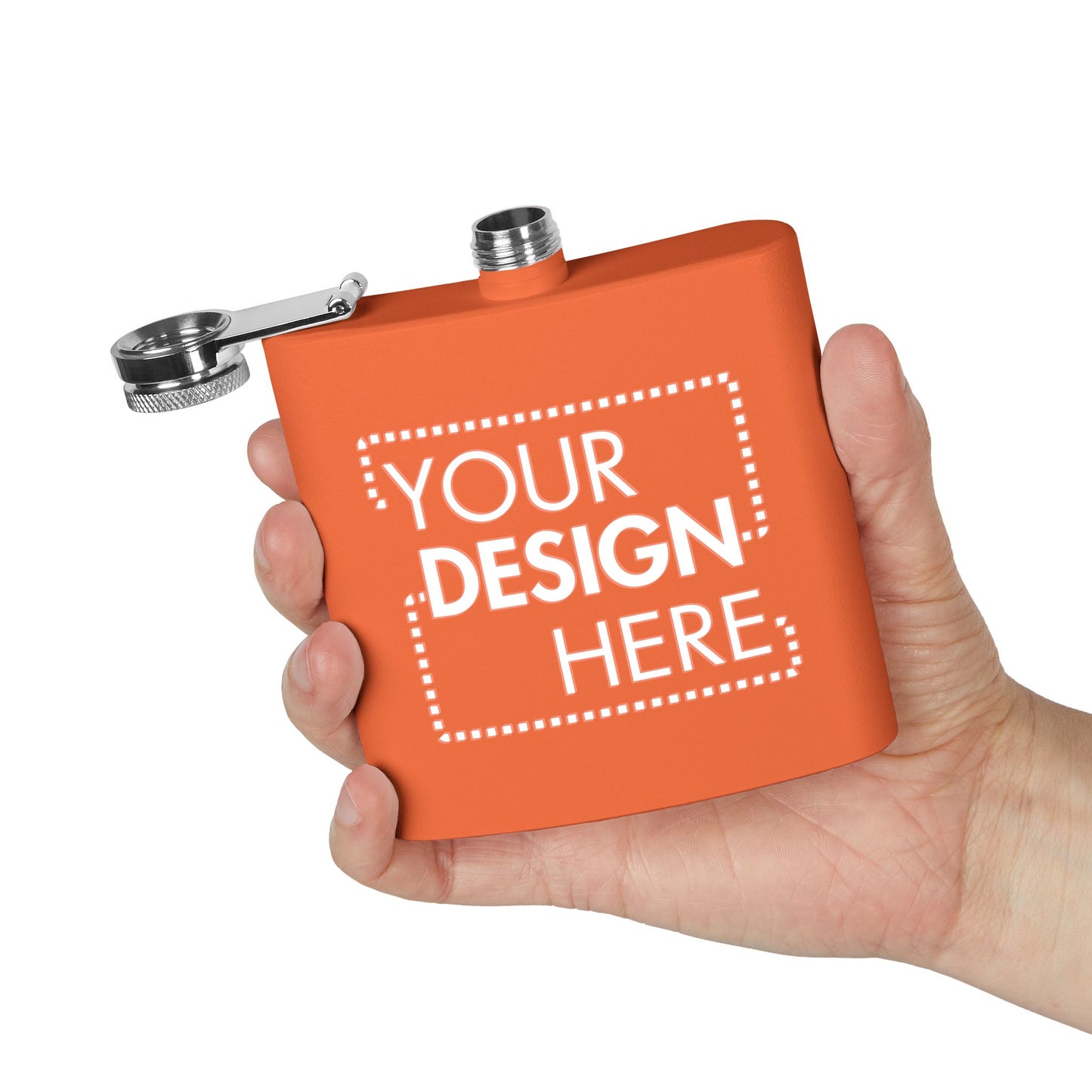 Custom Stainless Steel Flask (6 oz)