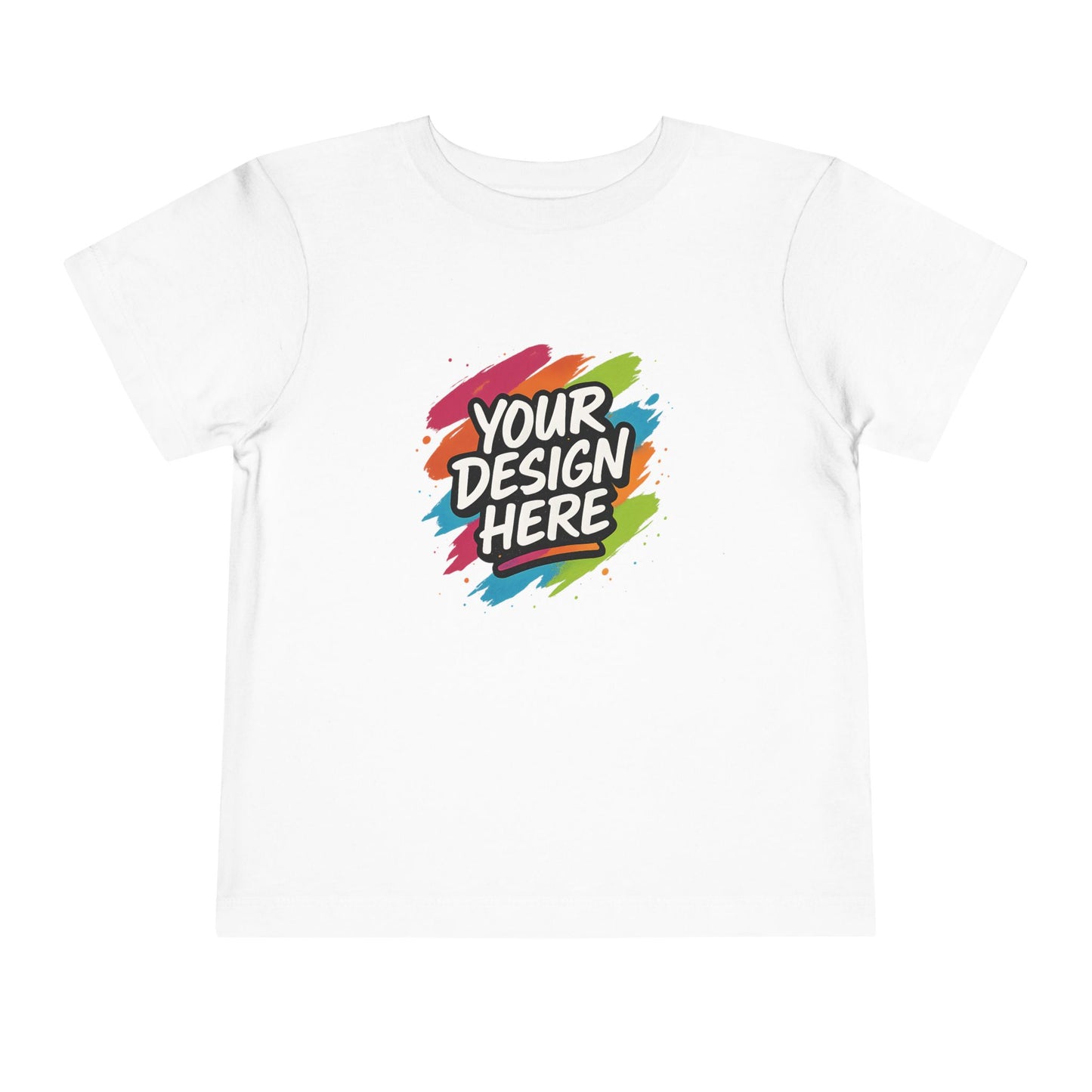 Custom Bella+Canvas® Toddler Cotton Tee — detail view