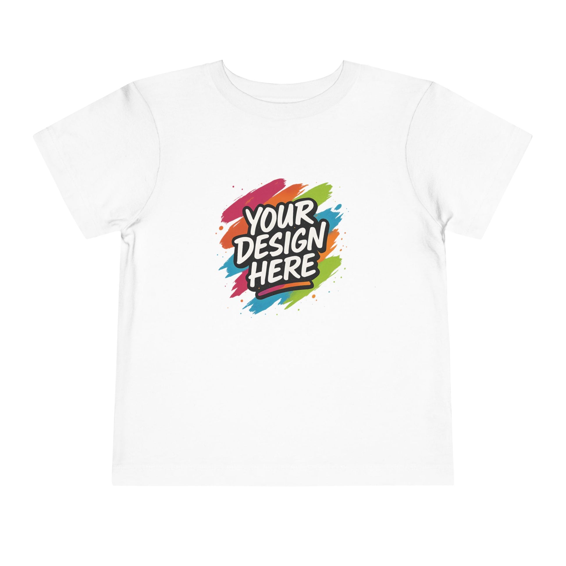 Custom Bella+Canvas® Toddler Cotton Tee — detail view