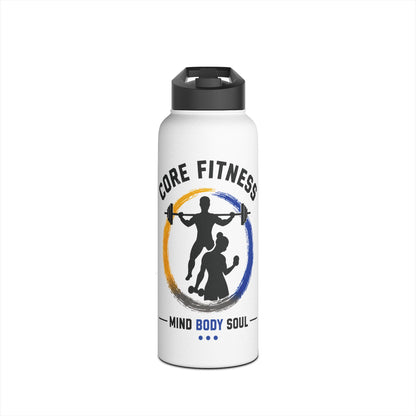 Core Fitness | Water Bottle with Handle & Flip-Up Lid