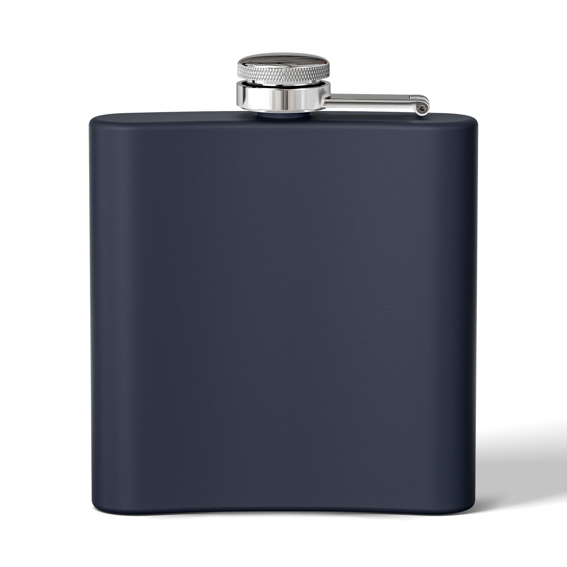 Custom Stainless Steel Flask — detail view