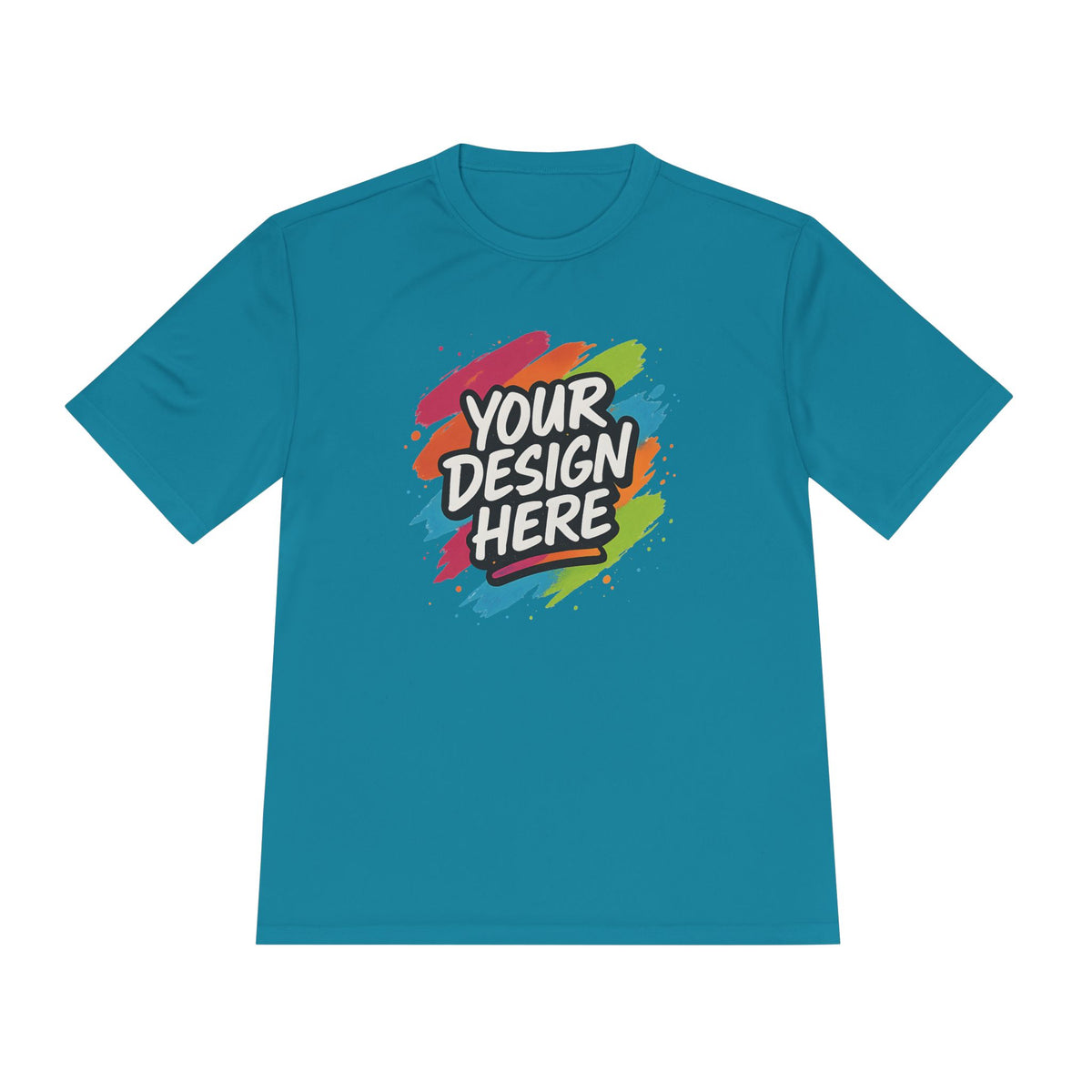 Custom Sport-Tek® Moisture-Wicking Tee — detail view