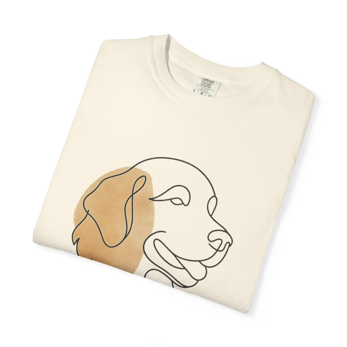 One-Line Pet Portrait – DYO Cotton T-Shirt — view 14