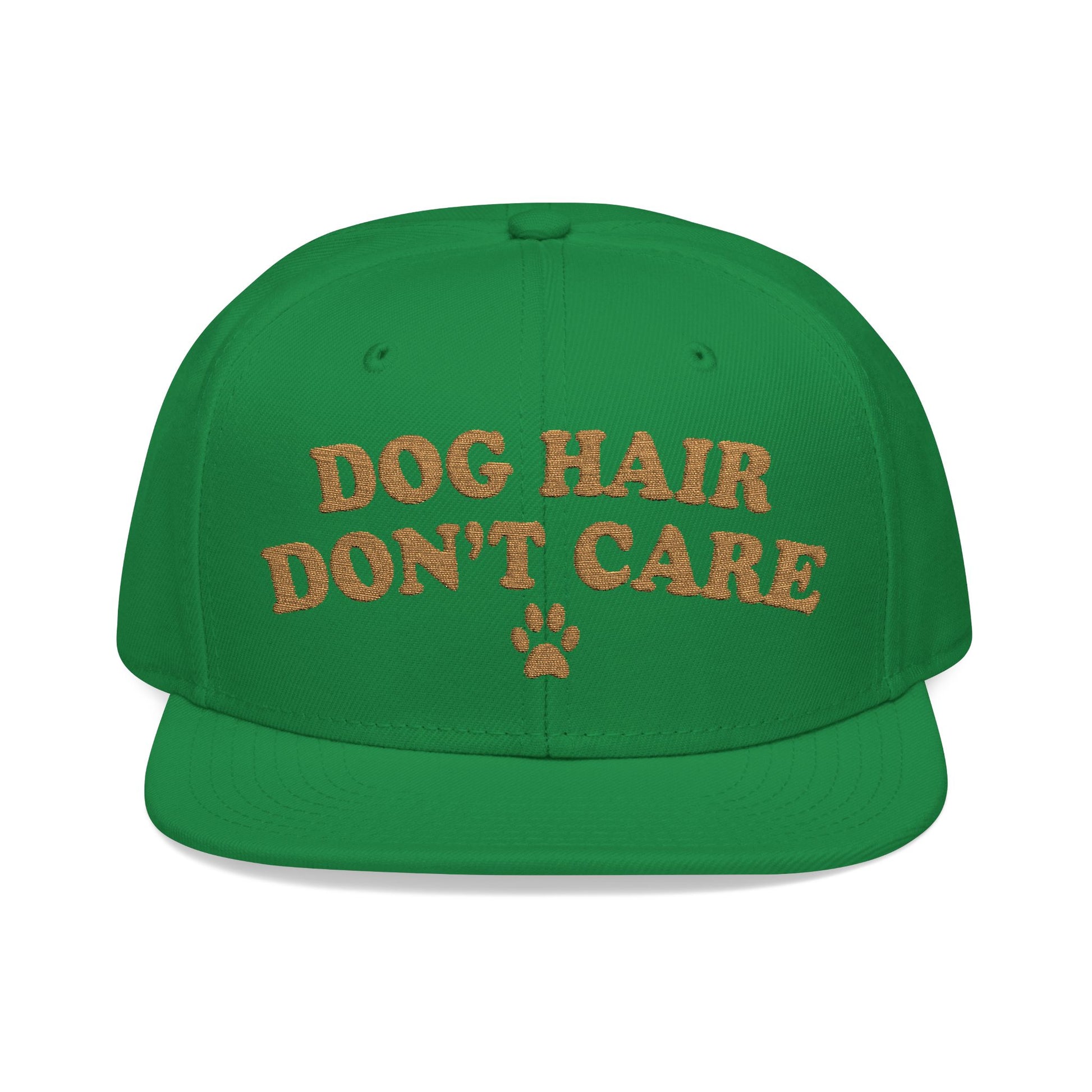 'Dog Hair Don’t Care' Snapback Hat — view 3