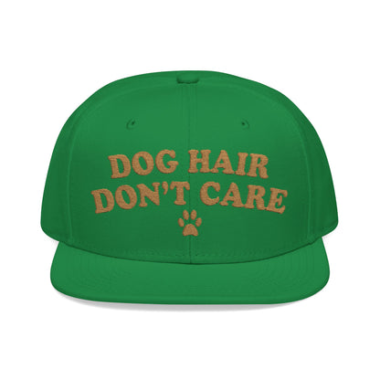'Dog Hair Don’t Care' Snapback Hat — view 3