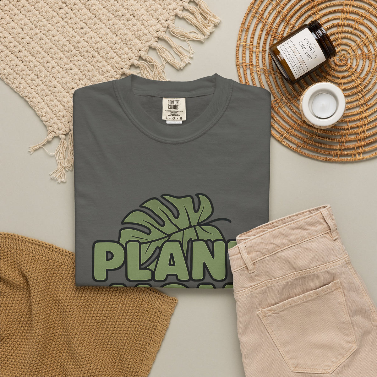 'Plant Mom' Cotton T-Shirt — view 19