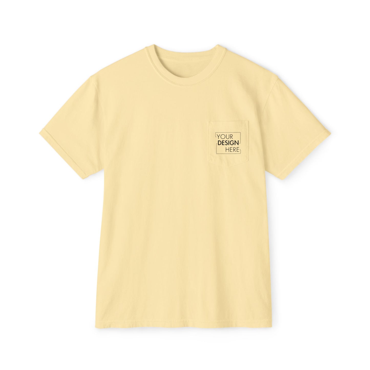 Custom Cotton Pocket Tee