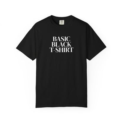 Basic Black Cotton T-Shirt