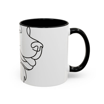 One-Line Pet Portrait – DYO Accent Mug — view 11
