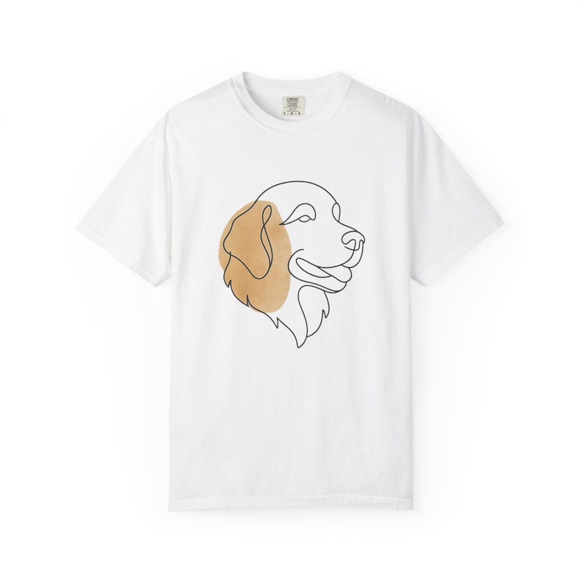 One-Line Pet Portrait – DYO Cotton T-Shirt — view 2