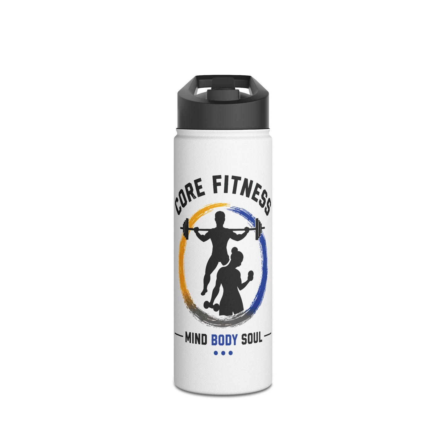 Core Fitness | Water Bottle with Handle & Flip-Up Lid