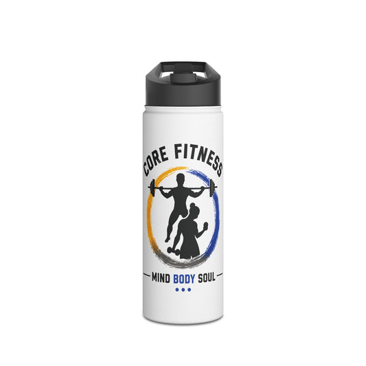 Core Fitness | Water Bottle with Handle & Flip-Up Lid