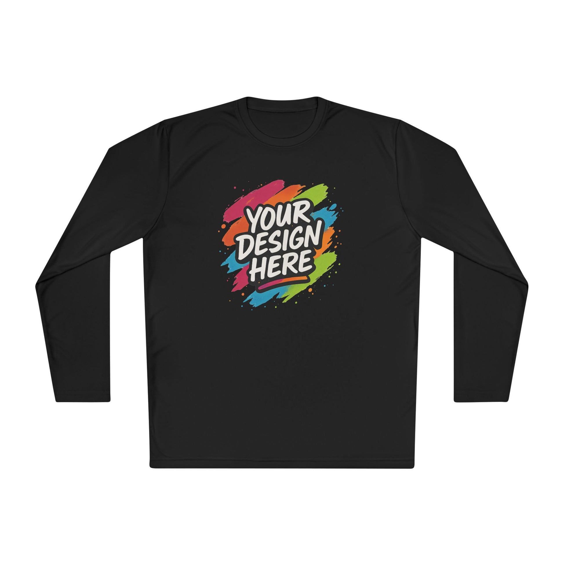 Custom Moisture-Wicking Long Sleeve Tee — main product image