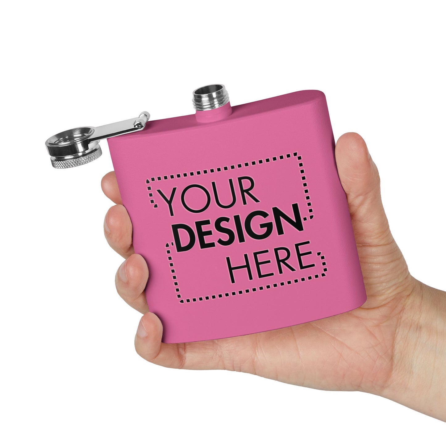 Custom Stainless Steel Flask (6 oz)