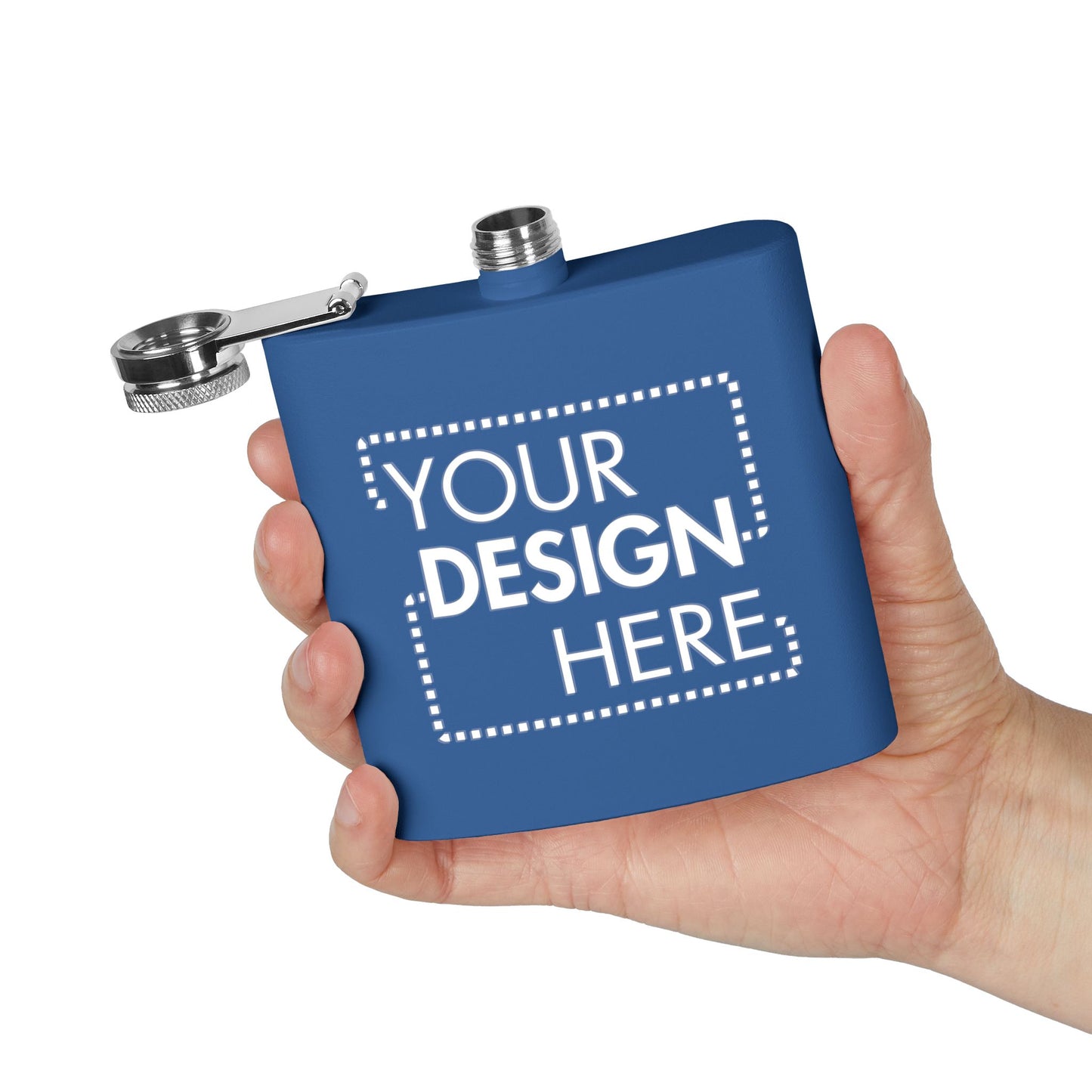 Custom Stainless Steel Flask (6 oz)