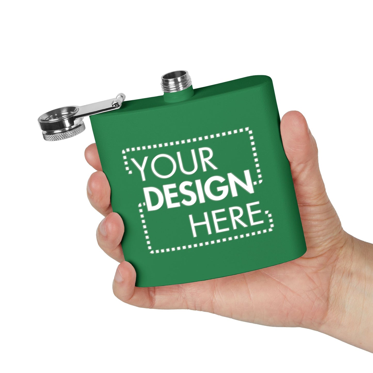 Custom Stainless Steel Flask (6 oz)